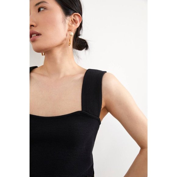 Anthropologie Daily Practice Textured Square-Neck Tank - Picture 4 of 9